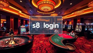 Experience the excitement of gaming in a casino setting with a focus on s8 login.