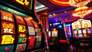 Rasakan keseruan mahjong slot dengan mesin slot berkilau di kasino mewah.