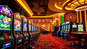 Rasakan sensasi slot deposit pulsa dengan mesin slot yang menarik dan elemen kasino.