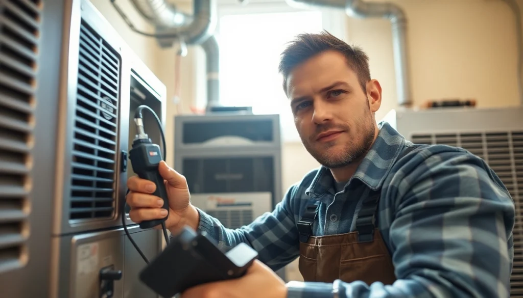 Resolving heating repair waccabuc with a skilled technician working diligently in a home.