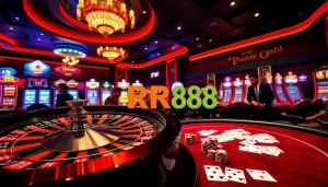 Experience the thrill of RR88 with engaging casino games like poker and roulette.