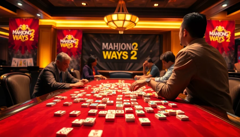 Experience Mahjong Ways 2 with thrilling gameplay and colorful tiles at the casino.