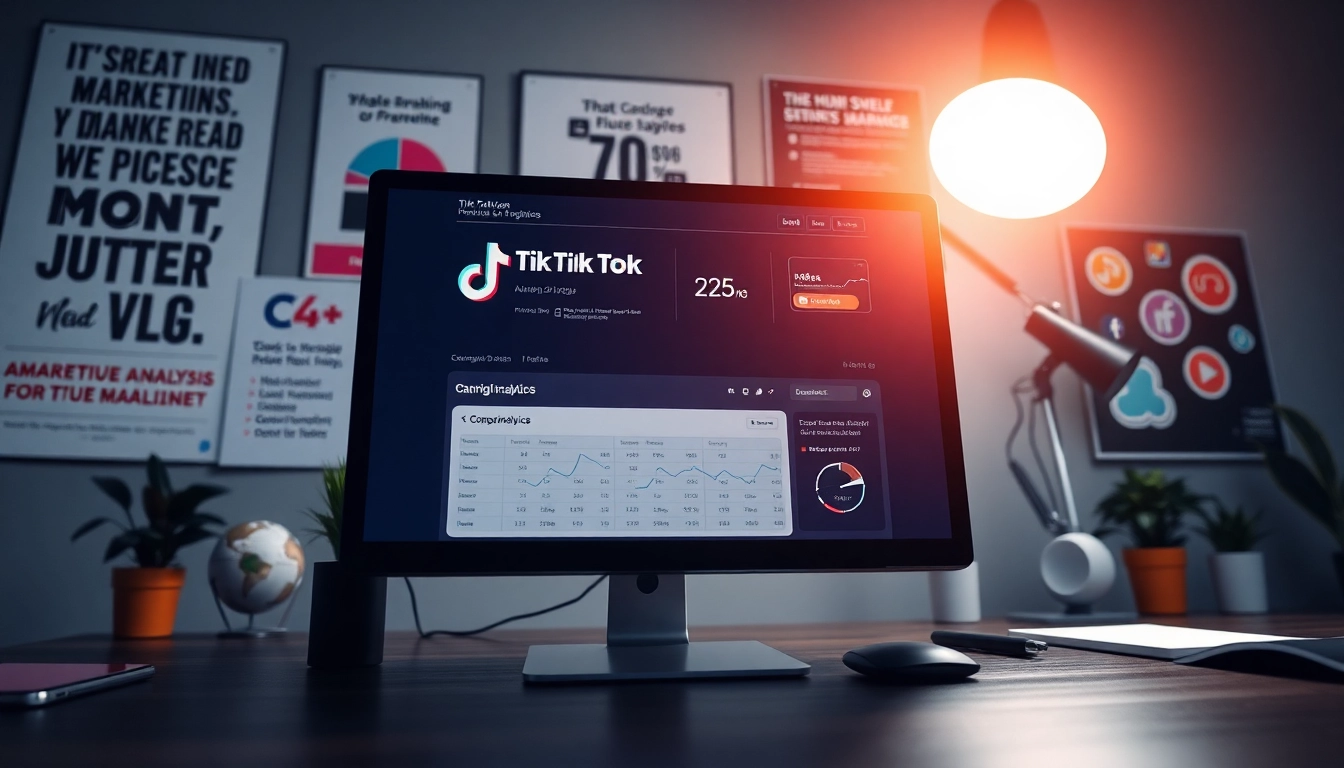 tiktok いいね 買うを通じて結果を分析するデジタルマーケティングのシーン